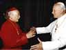 Cardinal Kung and with Pope John Paul II